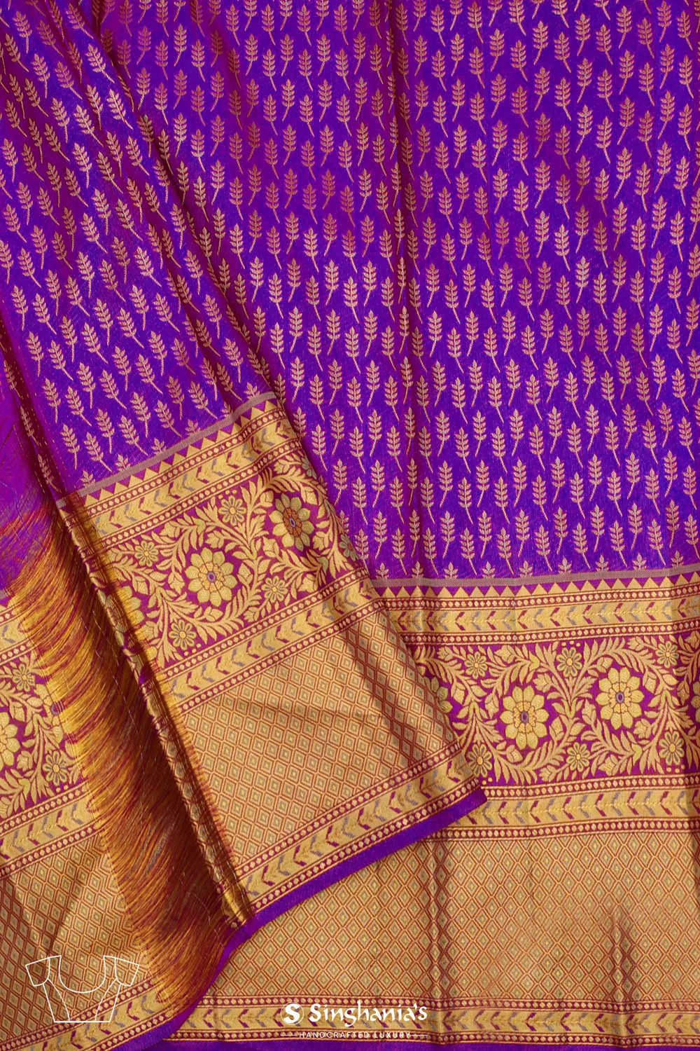 Turquoise Green Jaali Kanjivaram Silk Saree