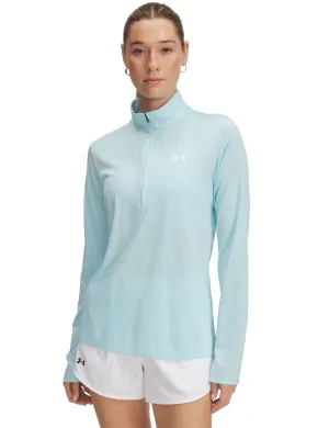 UA Tech Twist 1/2 Zip - Stream/White