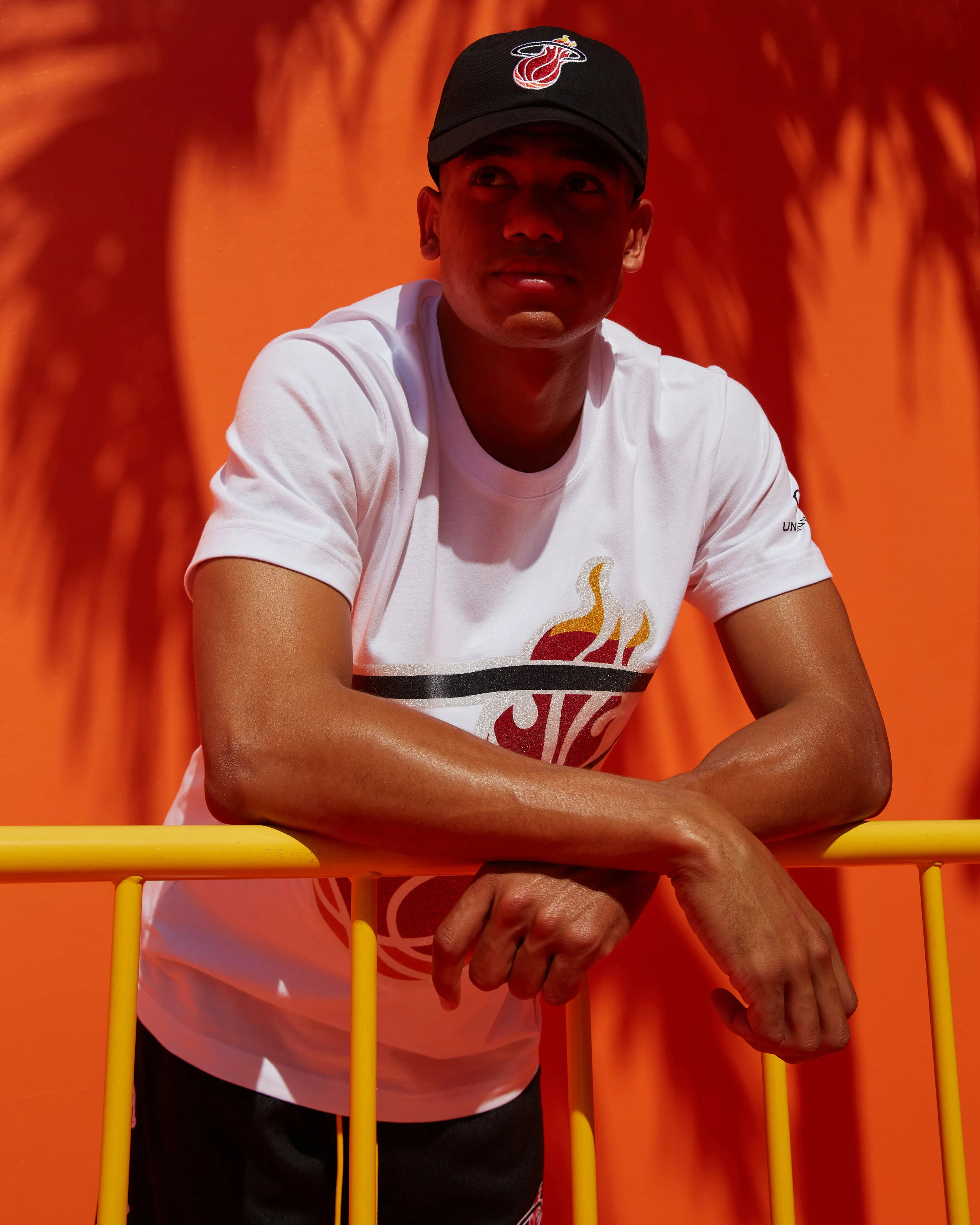 UNKNWN X Mitchell and Ness X Miami HEAT My Towns Crystal Tee
