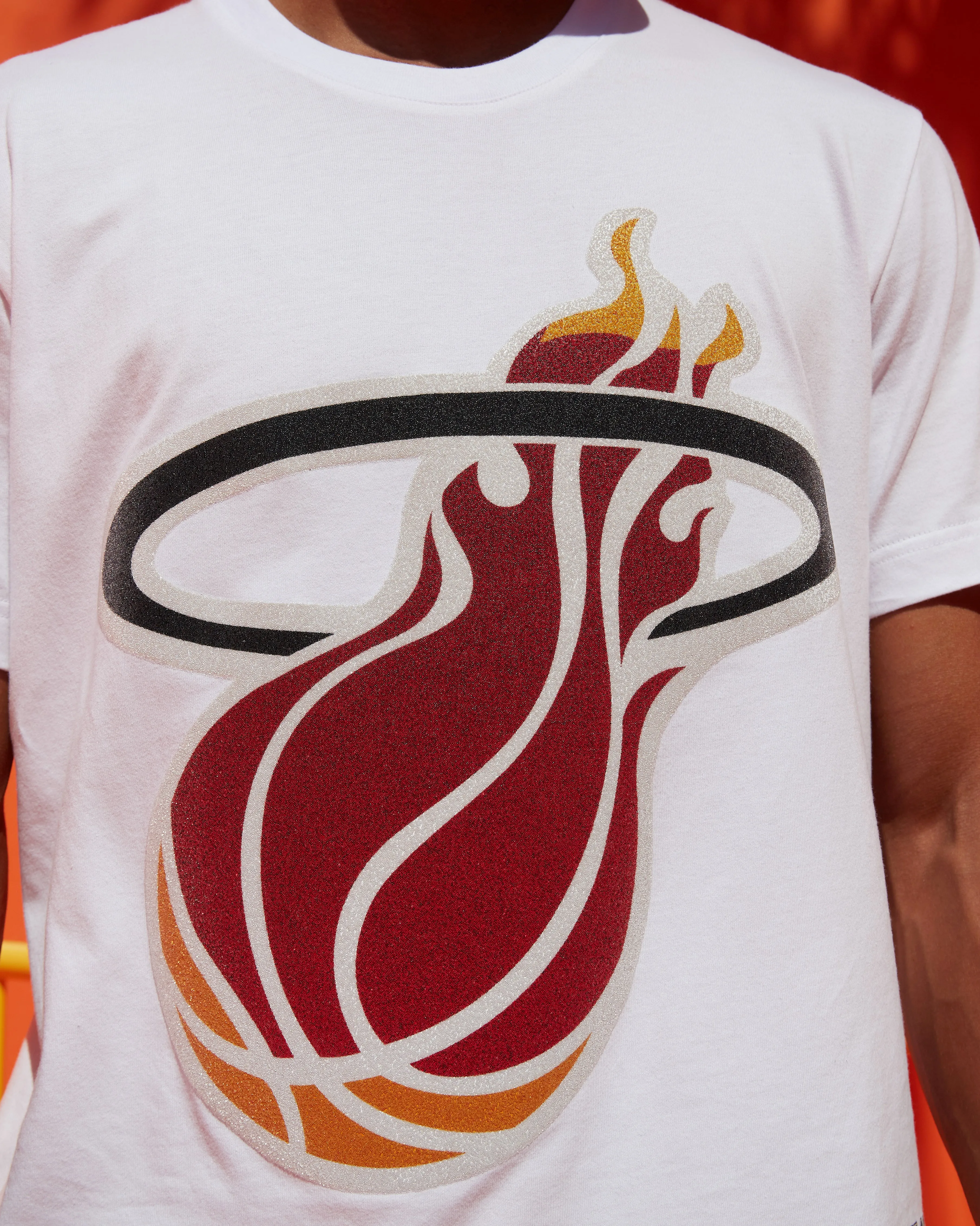 UNKNWN X Mitchell and Ness X Miami HEAT My Towns Crystal Tee