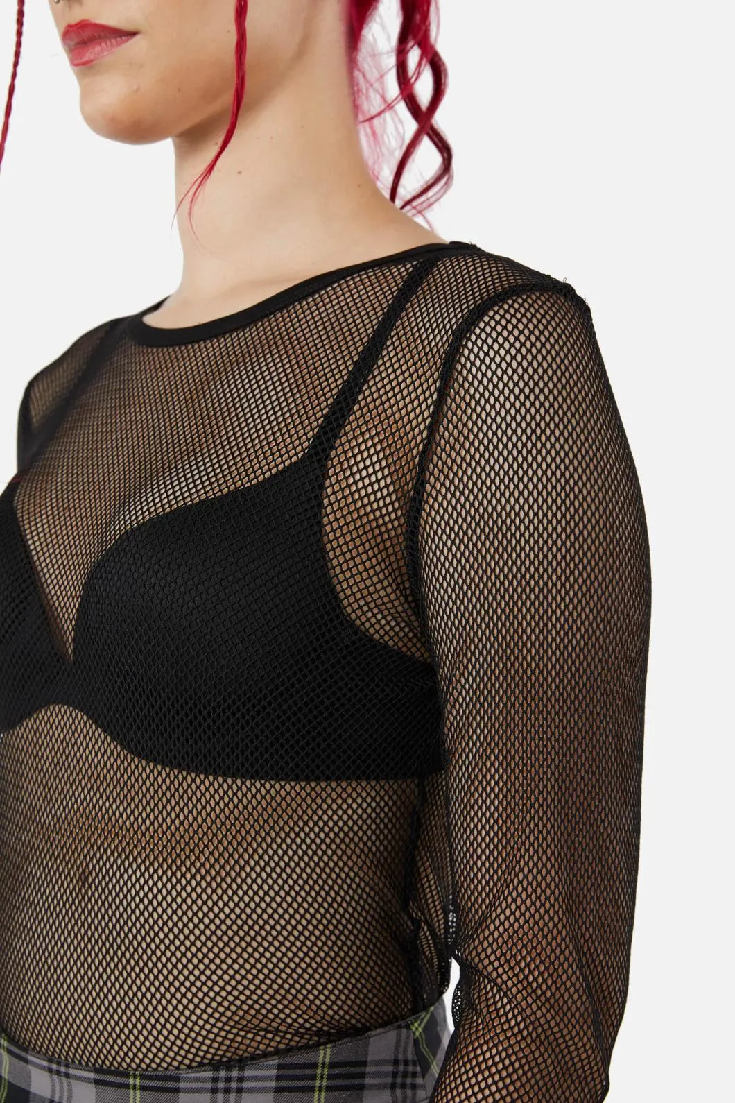 Unsolved Fishnet Top
