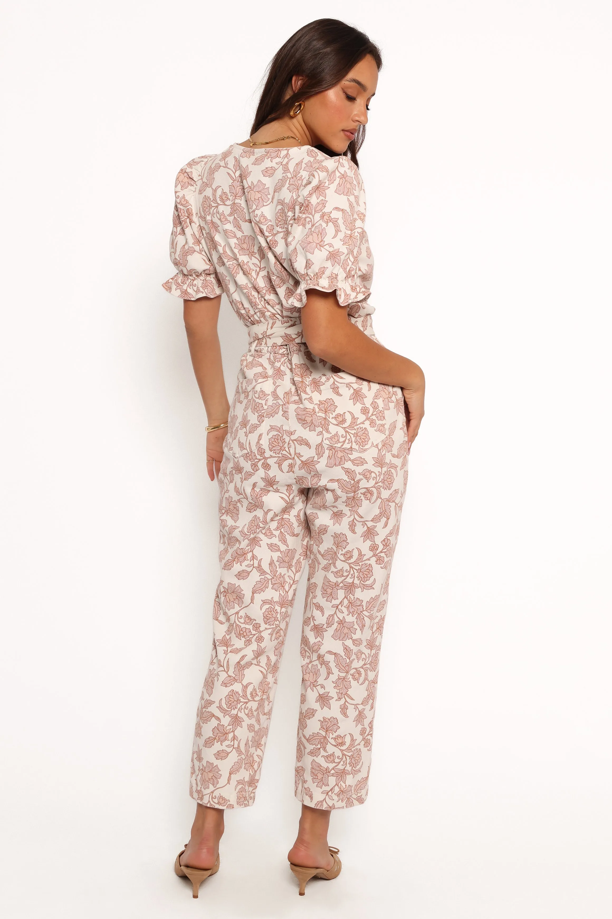 Valerie Jumpsuit - Ivory Tan