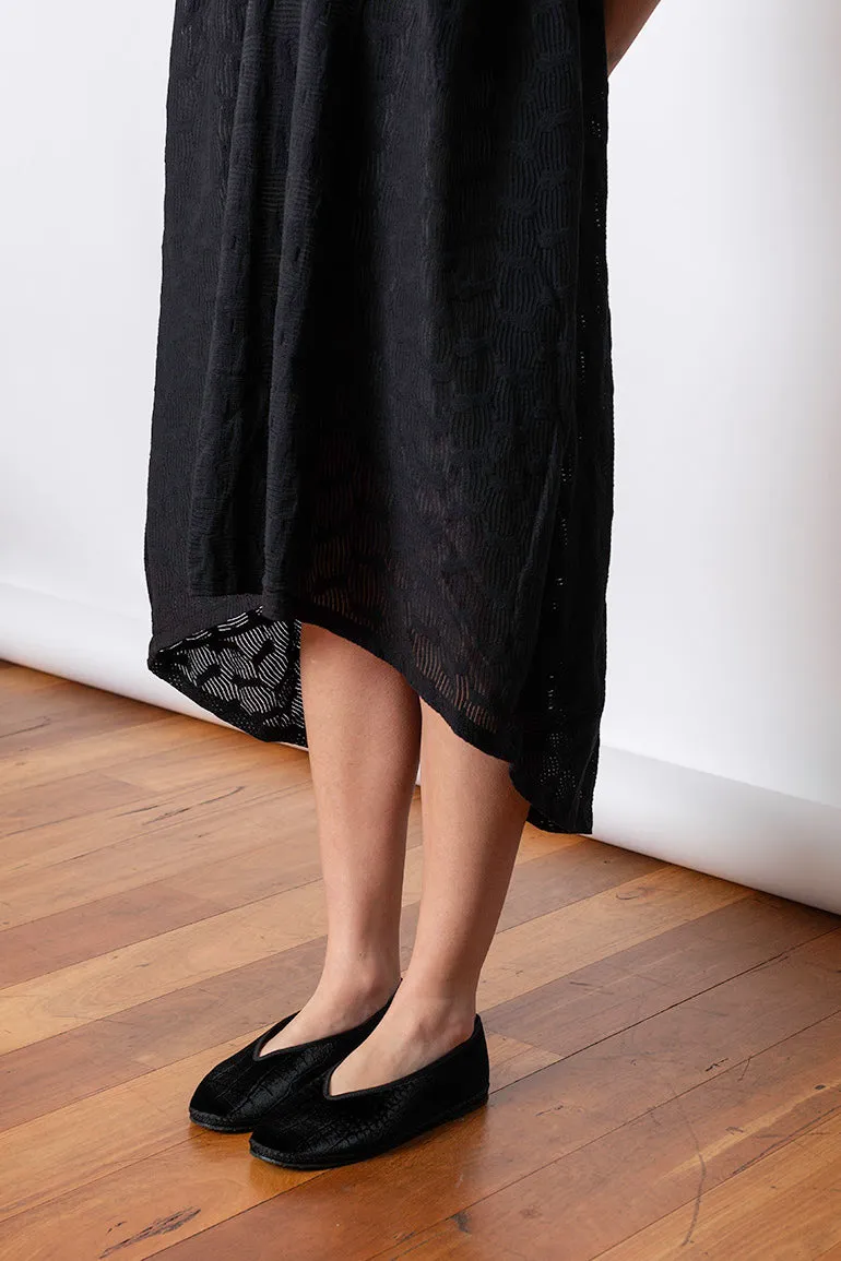Very Turtle Dress - Black