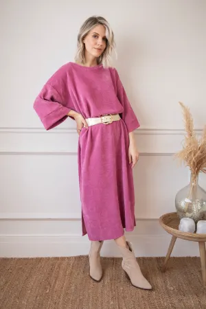 Viva Velvet Plum - Maxi Jurk