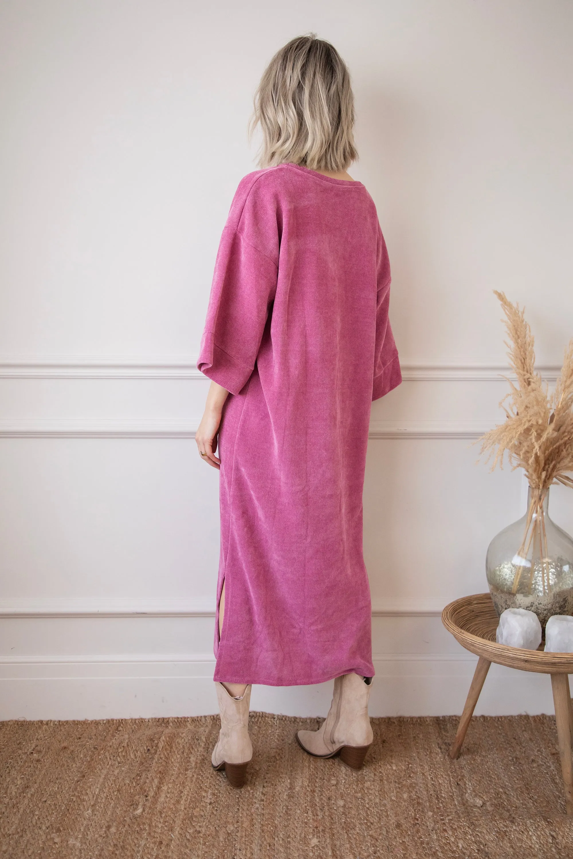 Viva Velvet Plum - Maxi Jurk
