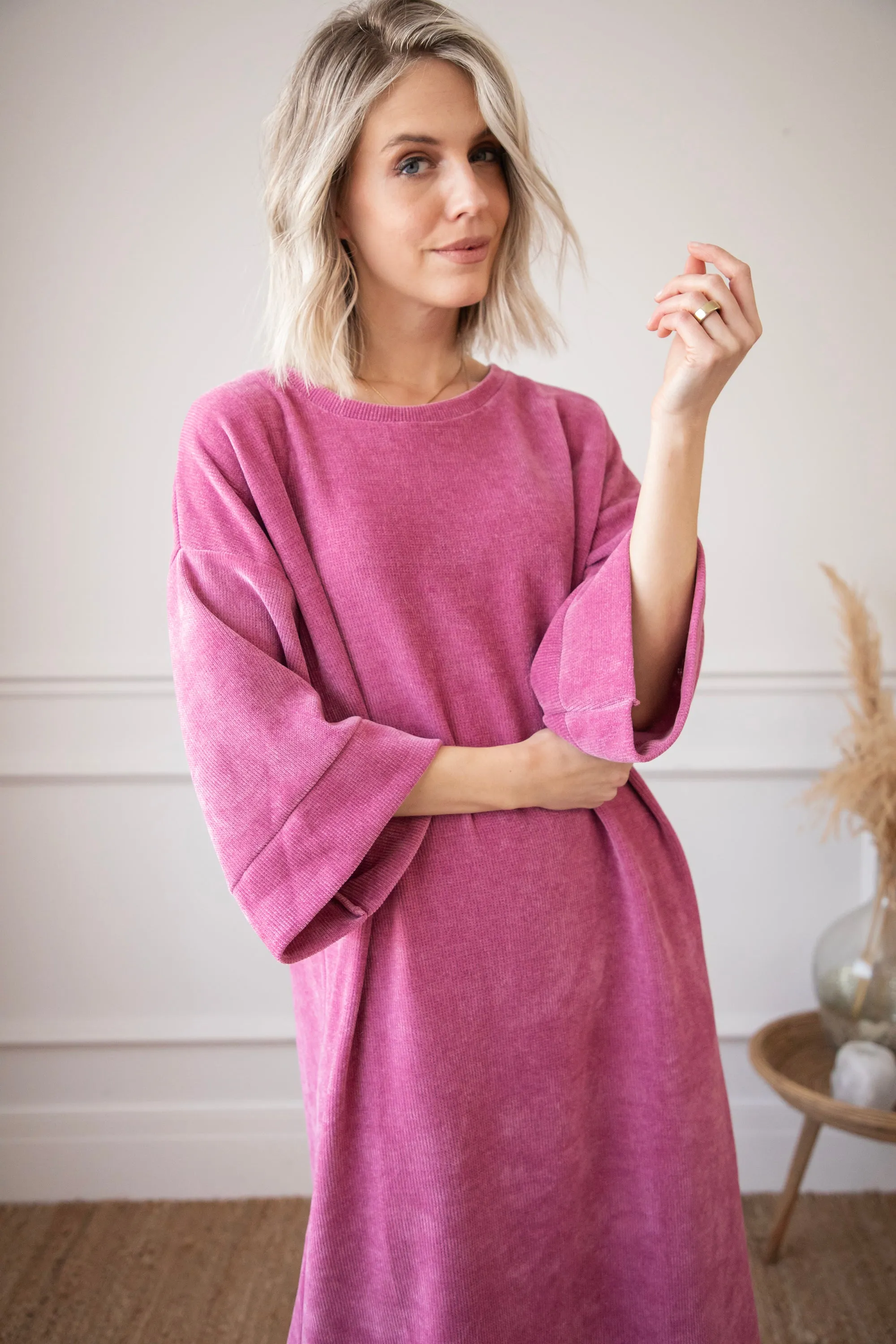 Viva Velvet Plum - Maxi Jurk