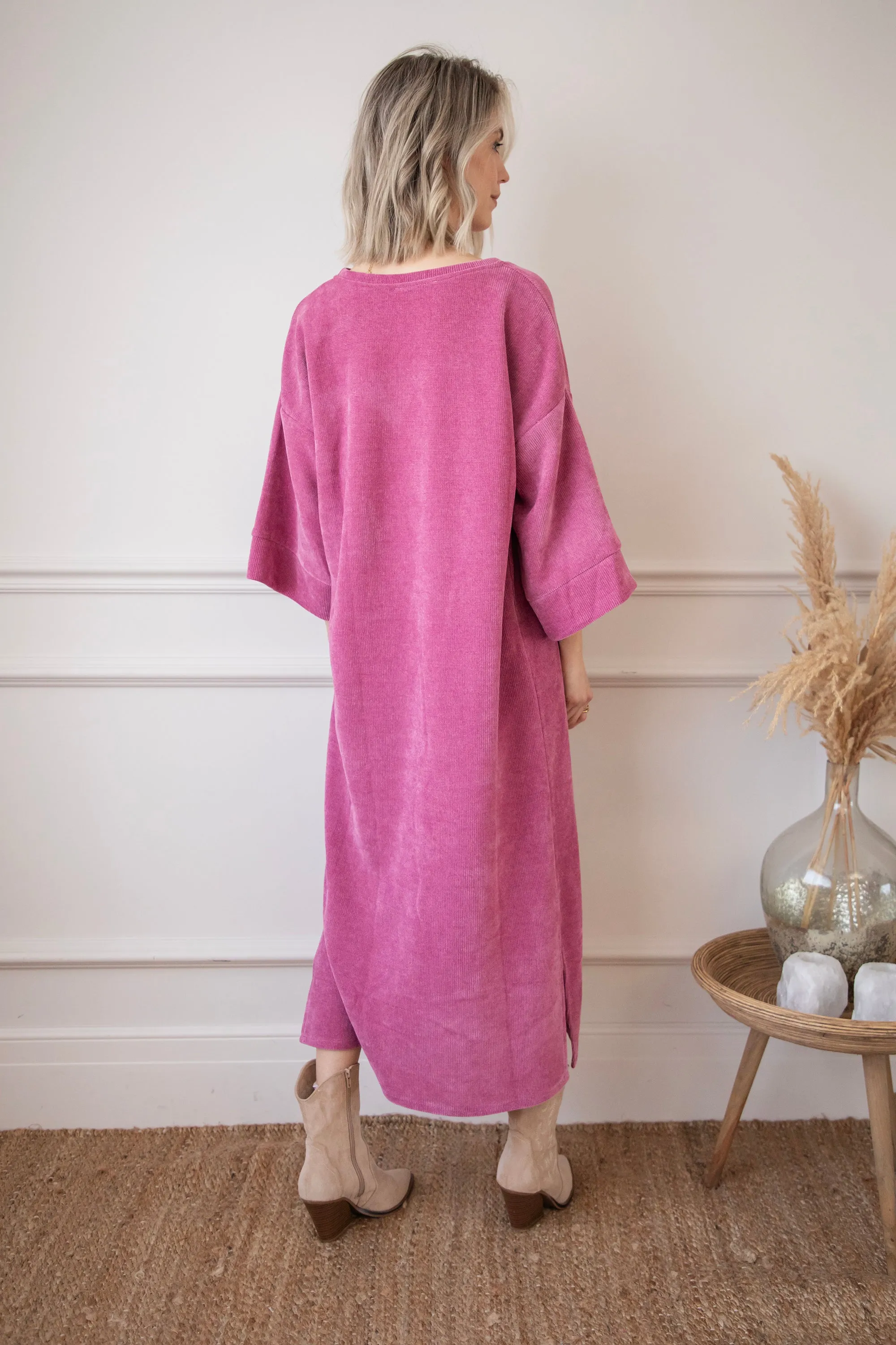 Viva Velvet Plum - Maxi Jurk