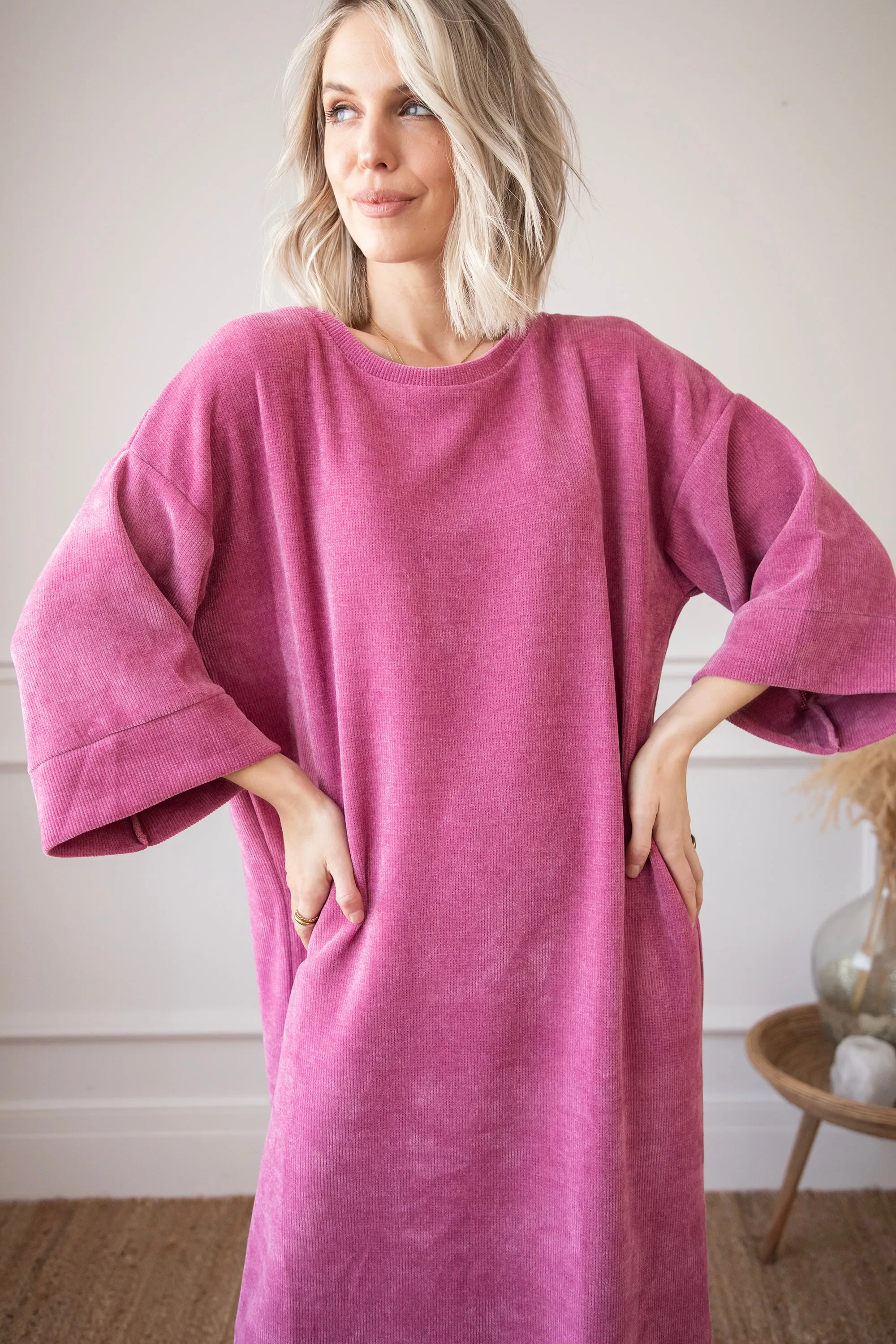 Viva Velvet Plum - Maxi Jurk