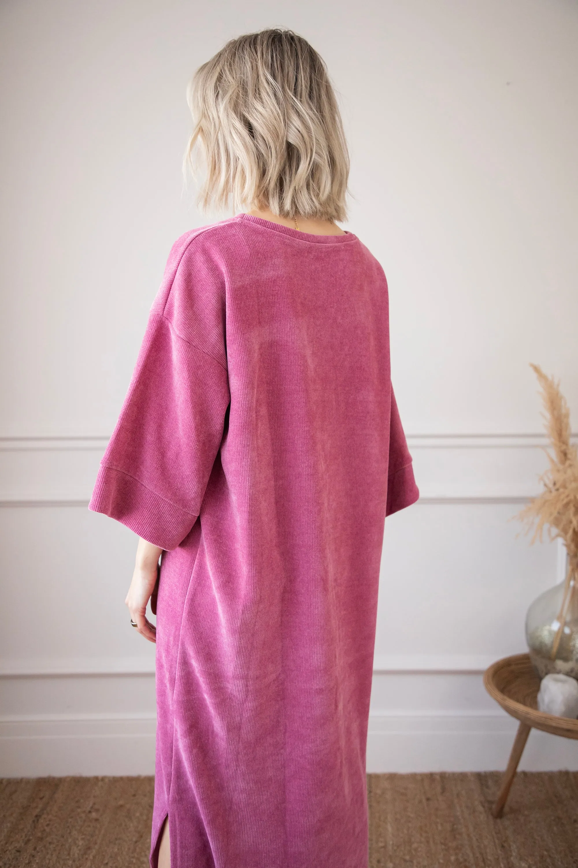 Viva Velvet Plum - Maxi Jurk