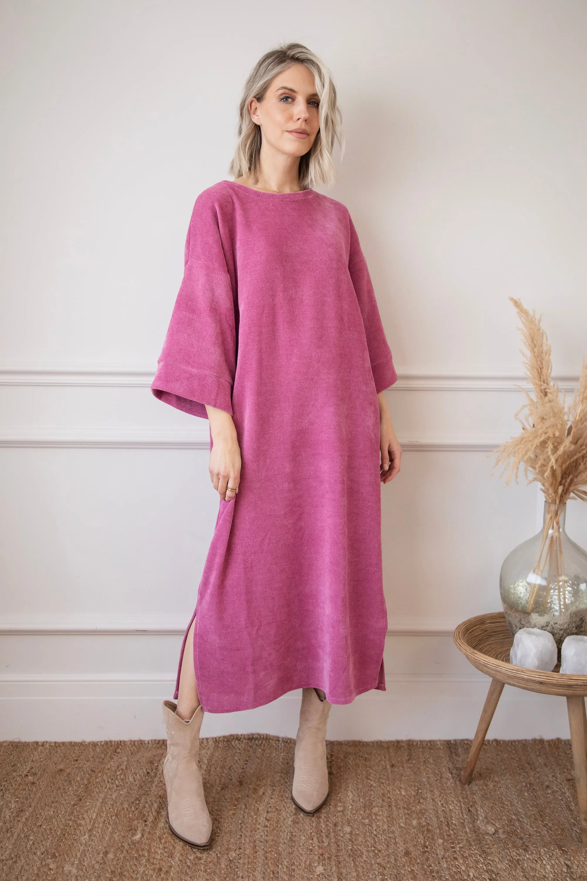 Viva Velvet Plum - Maxi Jurk