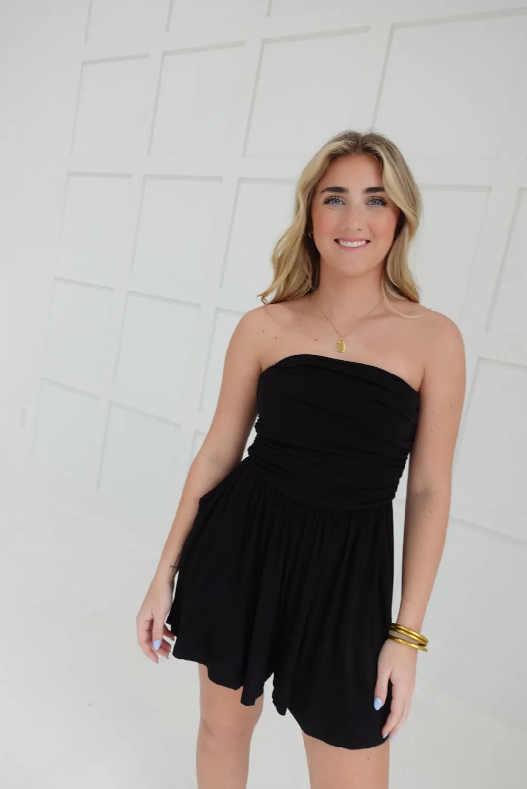 Warmer Days Romper - Black