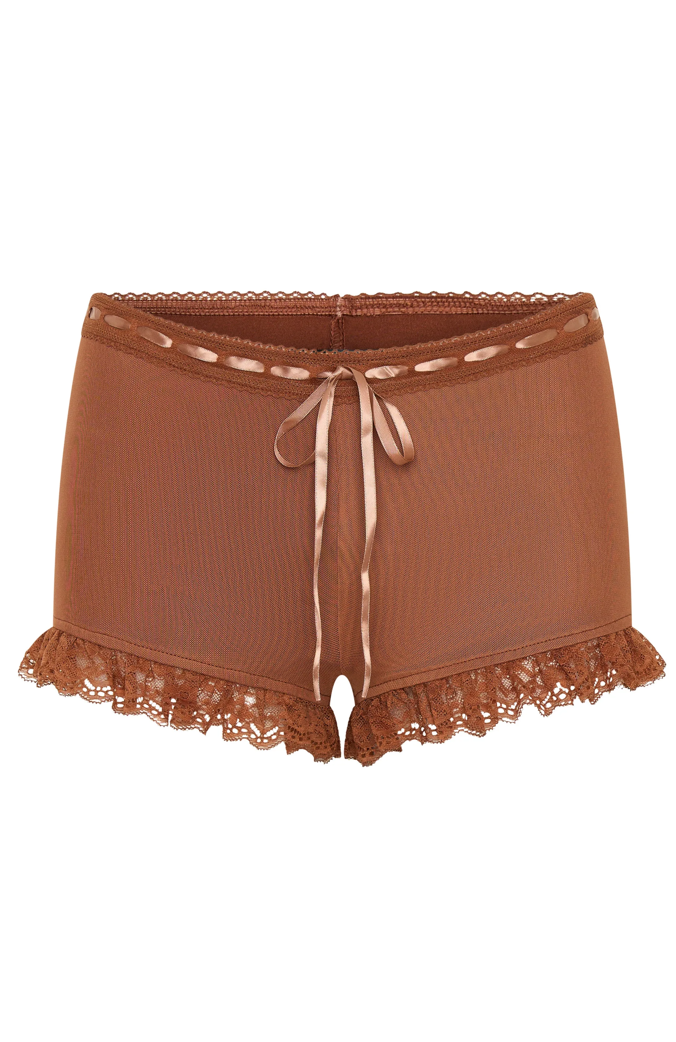 Wasn't Meant To Be Booty Shorts Chocolate
