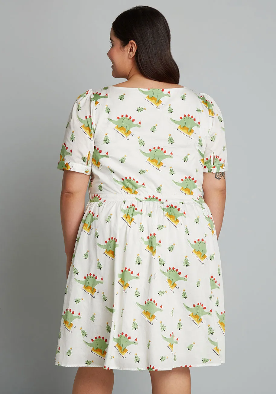 What's The Scoop? A-Line Dress