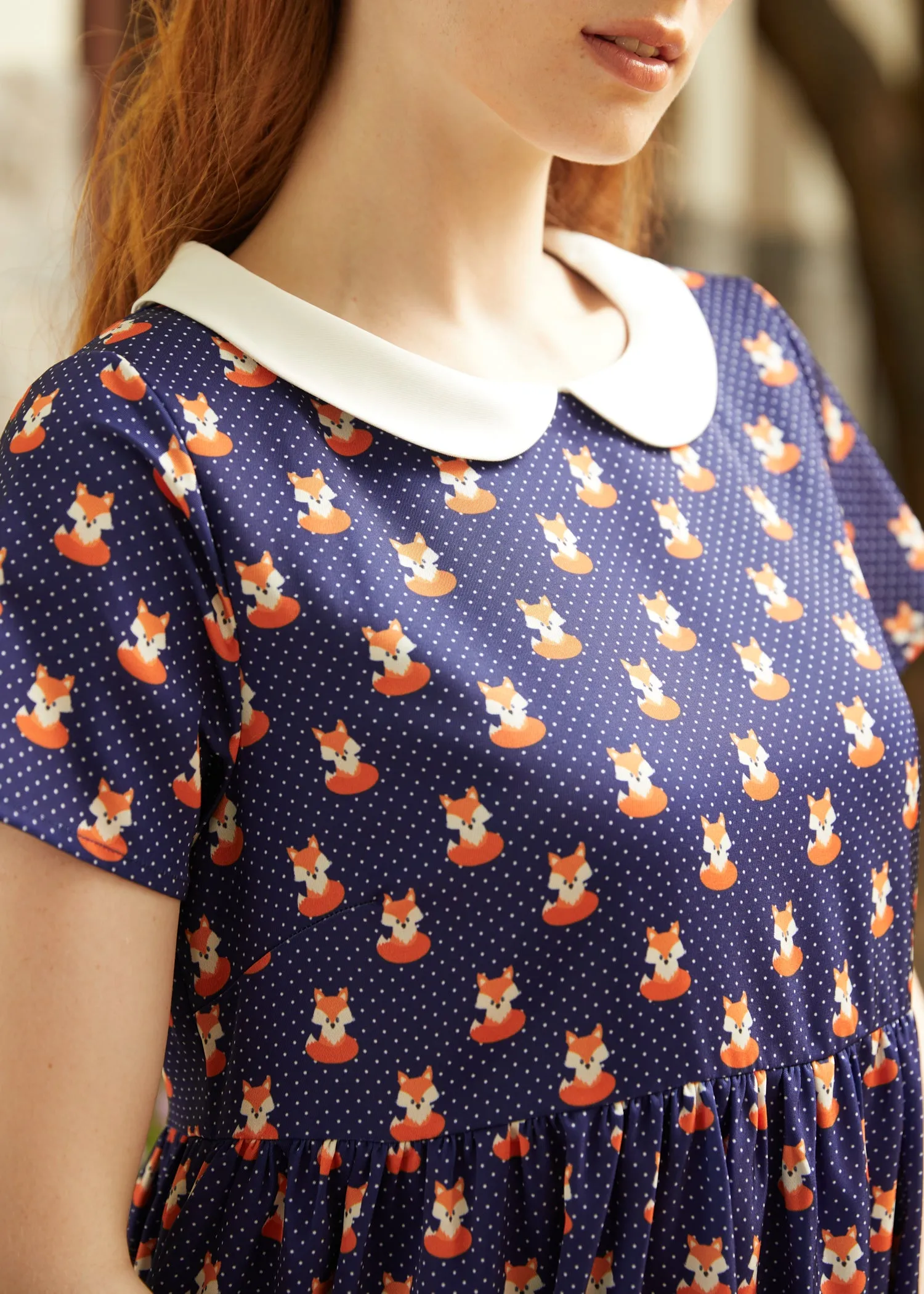 Whimsy & Wonder Collar Empire Dress