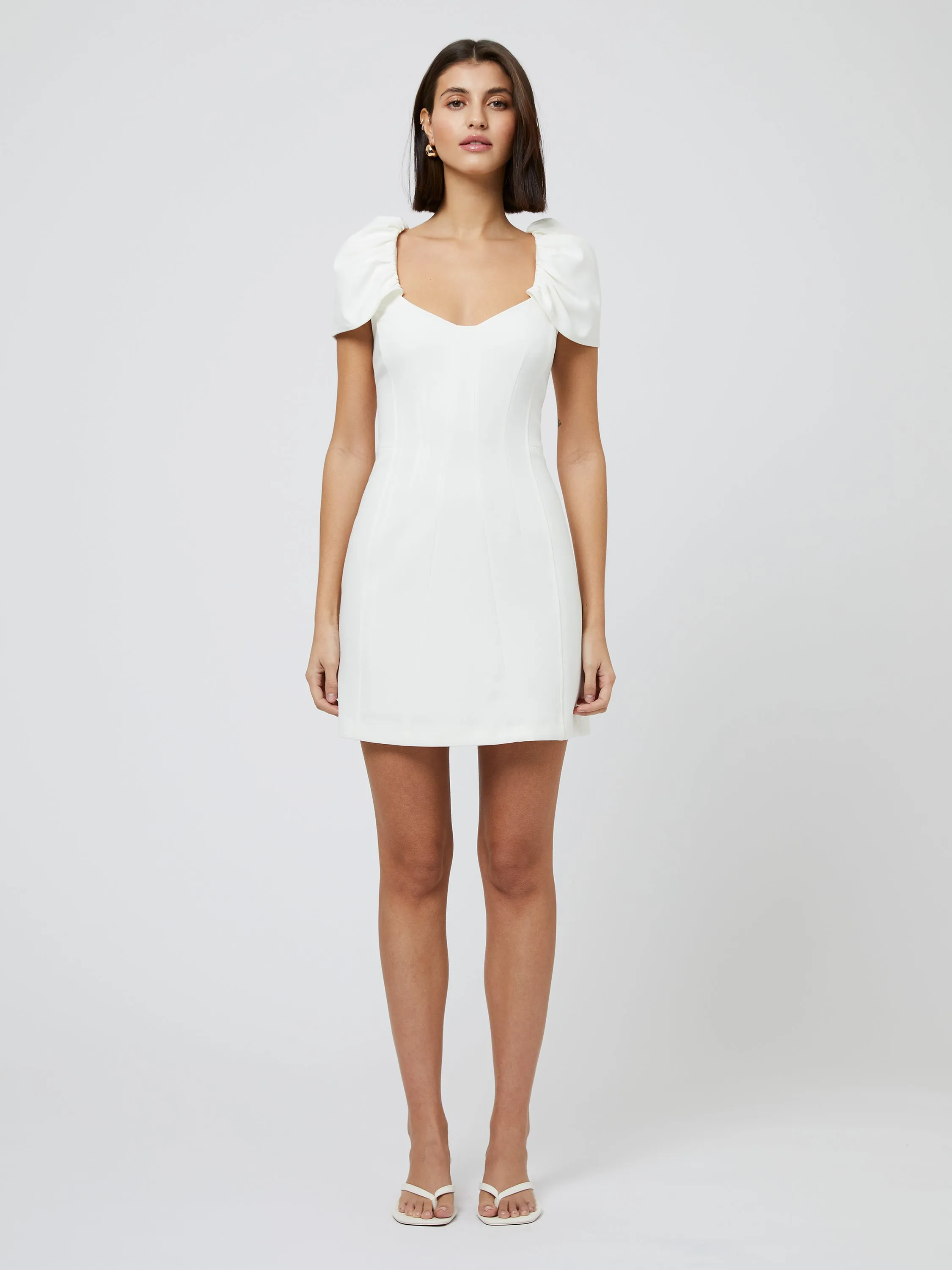 Whisper Gathered Sleeve Dress