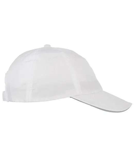 White 3D Seal Hat with Reflective Sandwich