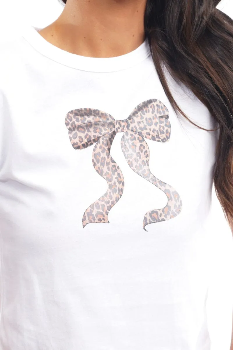 White Graphic Tee Short Sleeve