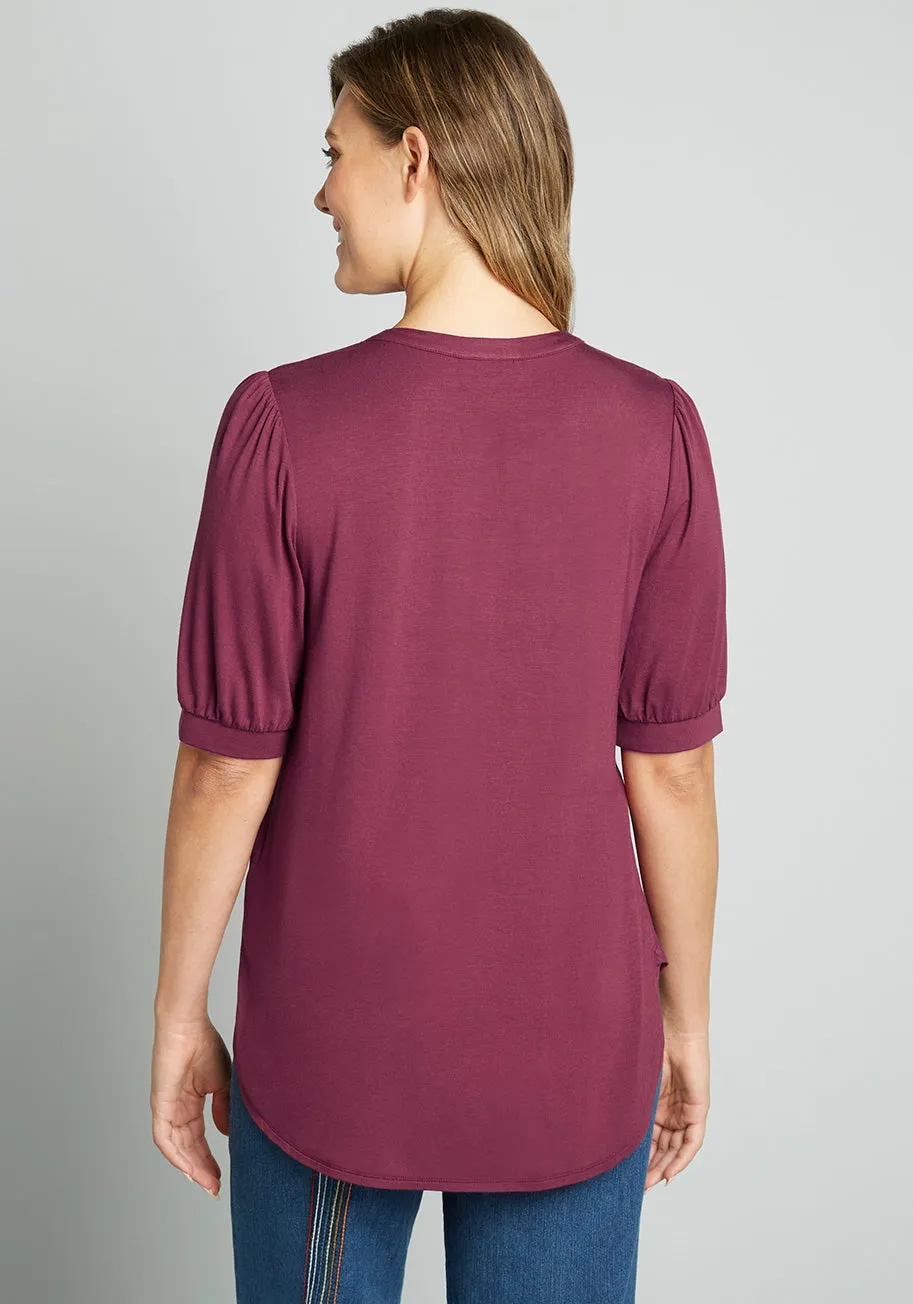 Winning Them Over Short Sleeve Top