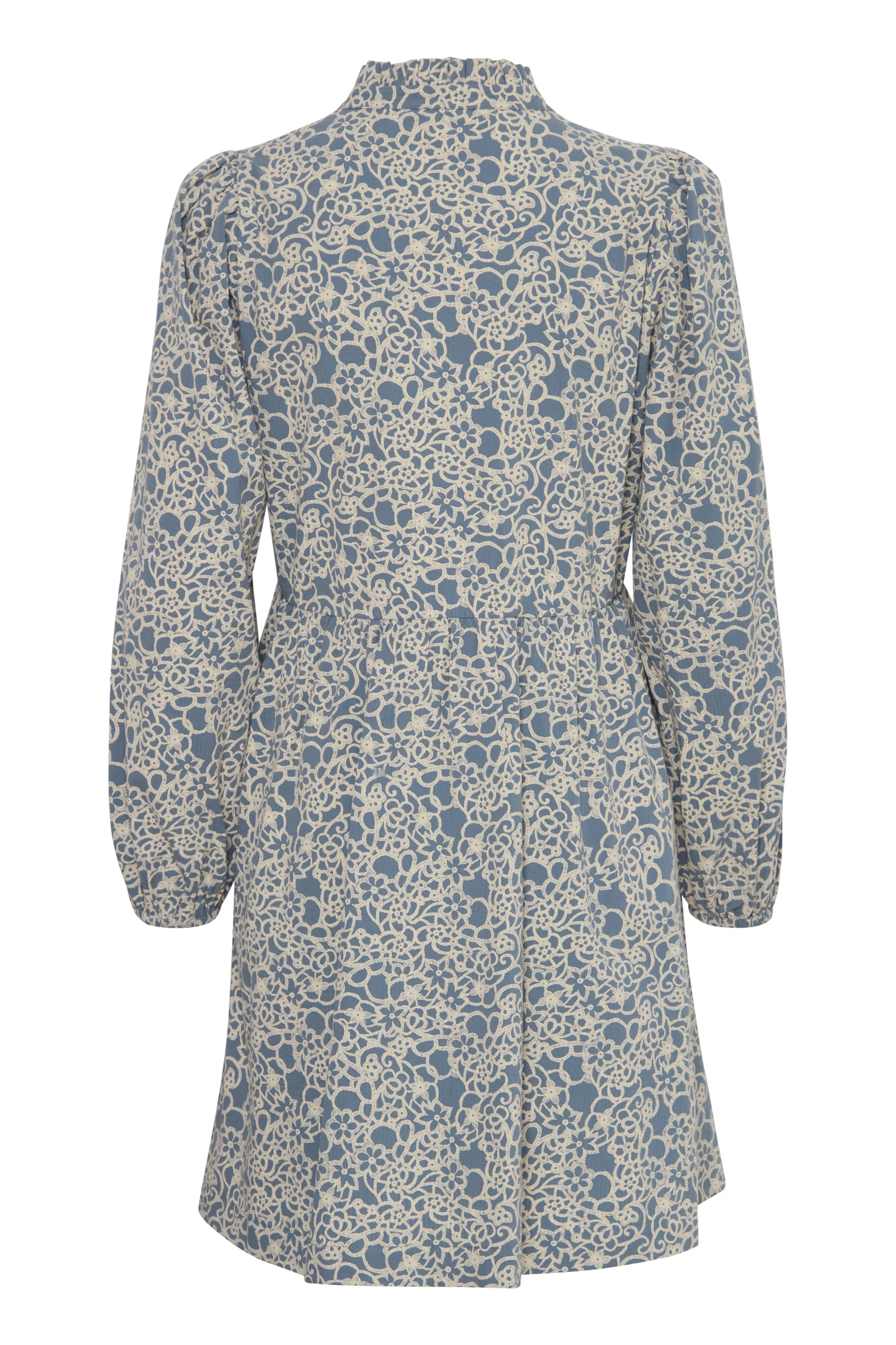 Wissa Mini Dress (Blue Mirage Flower)
