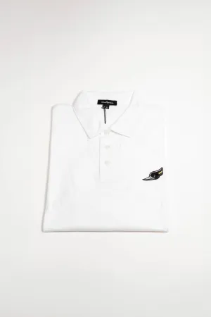WOODPECKER Men's Pima Cotton Polo Shirts White