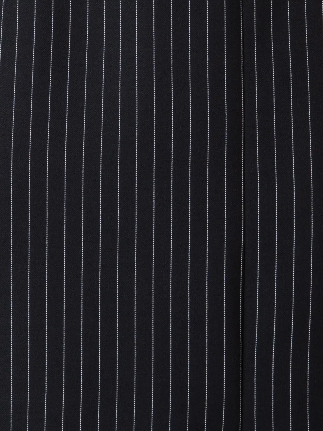 Wool Double-Face Sheath Dress with Pinstripes