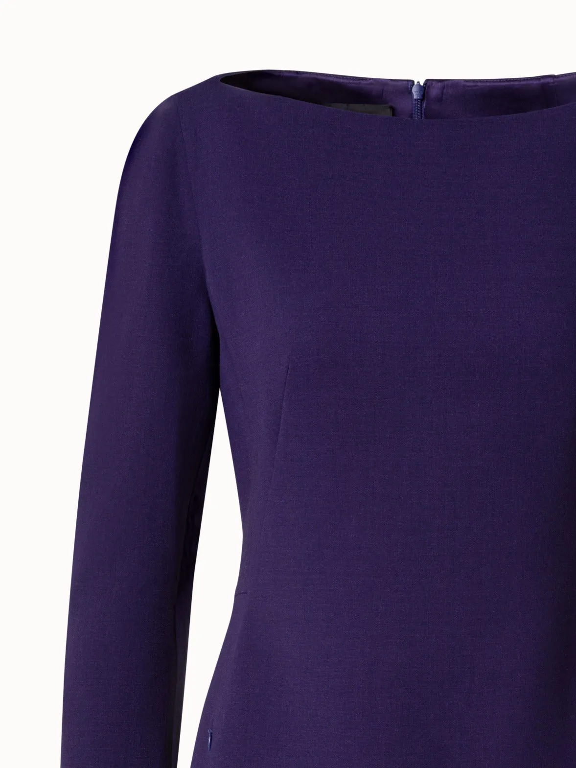 Wool Stretch Double-Face Dress