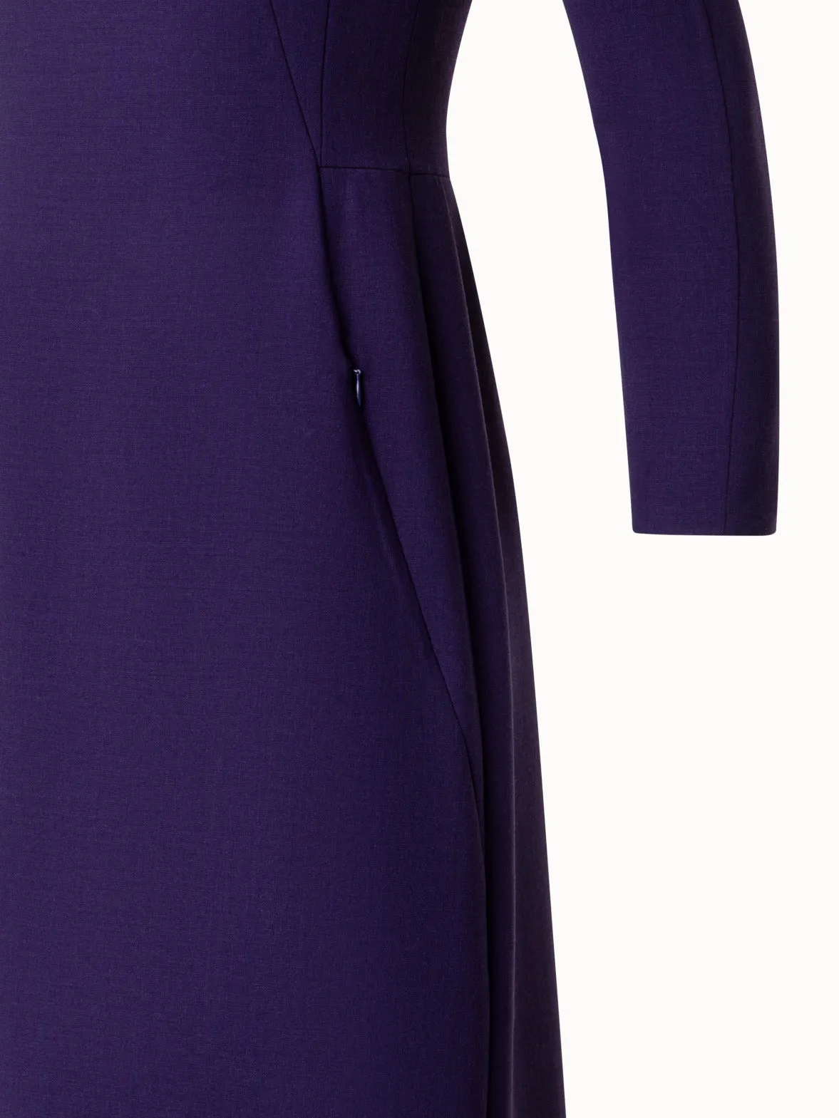 Wool Stretch Double-Face Dress