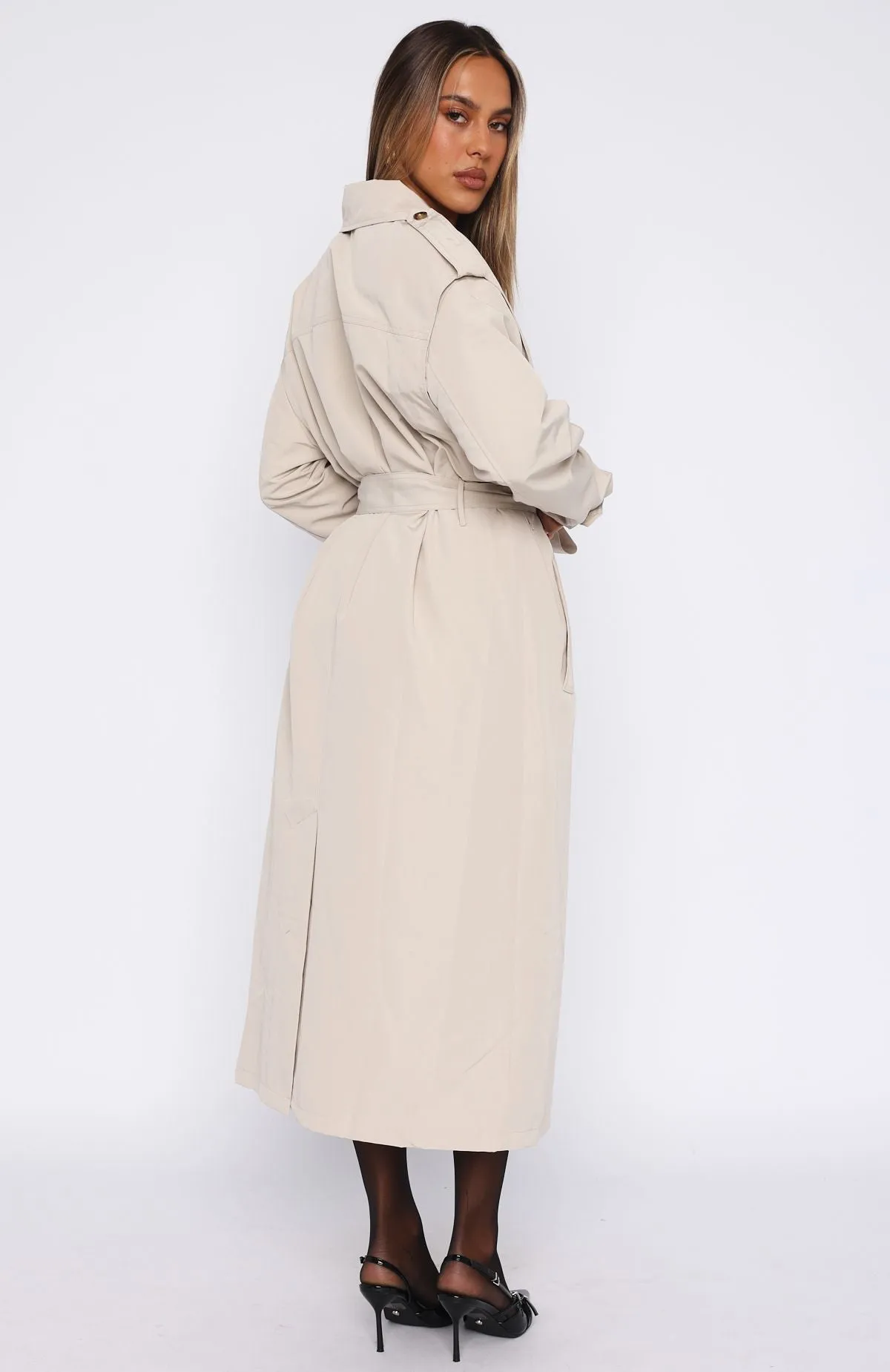 Working Overtime Trench Beige