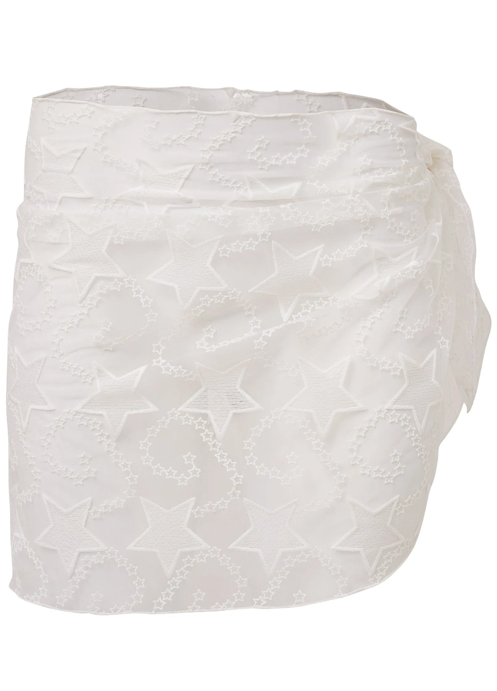Wrap Mesh Cover-Up Skirt - Shining Sea