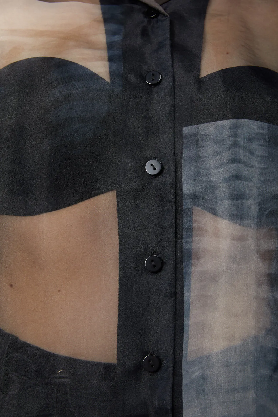 X-Ray Print Blouse