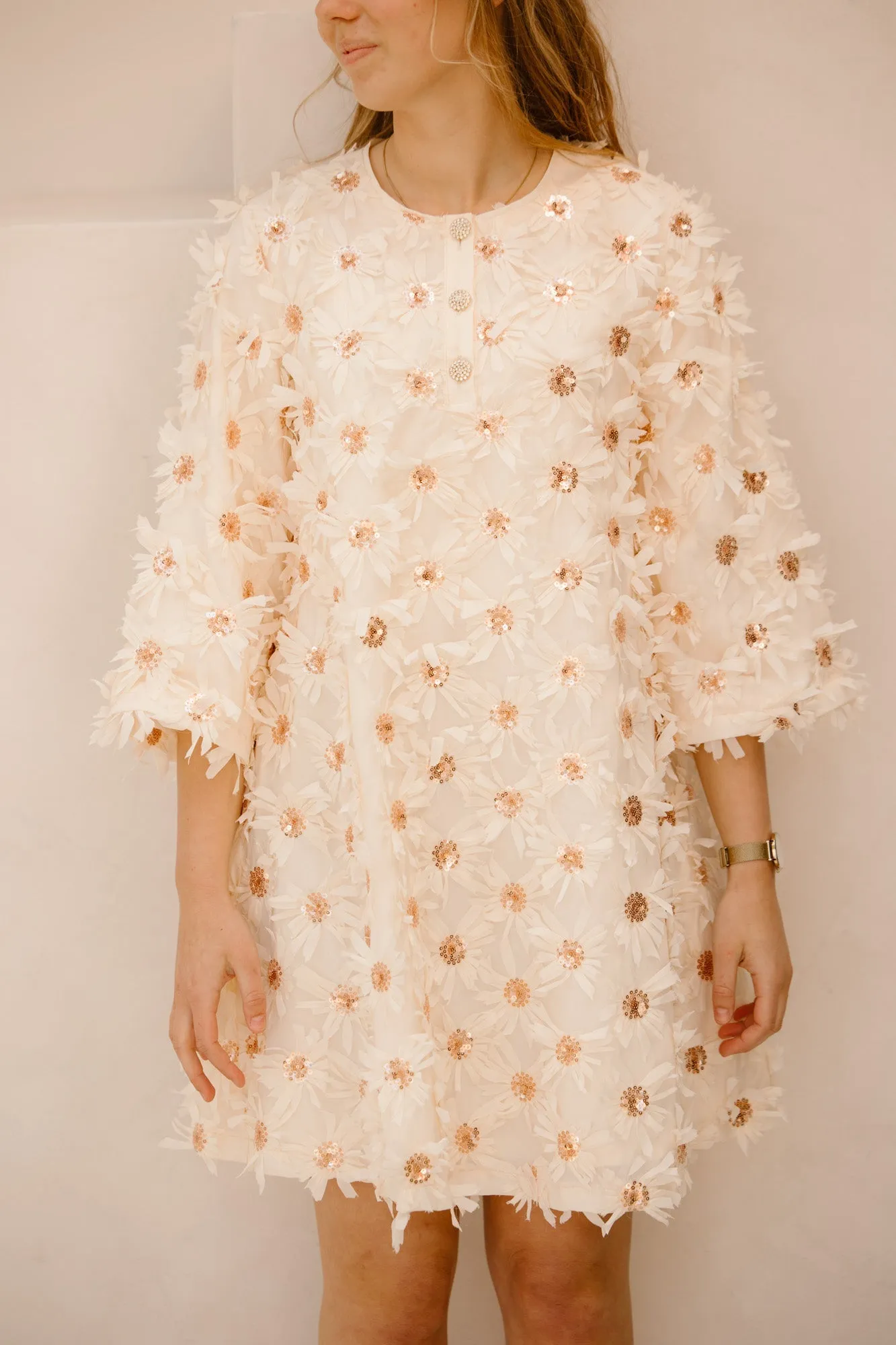 Yasabelone 3/4 dress sheer bliss