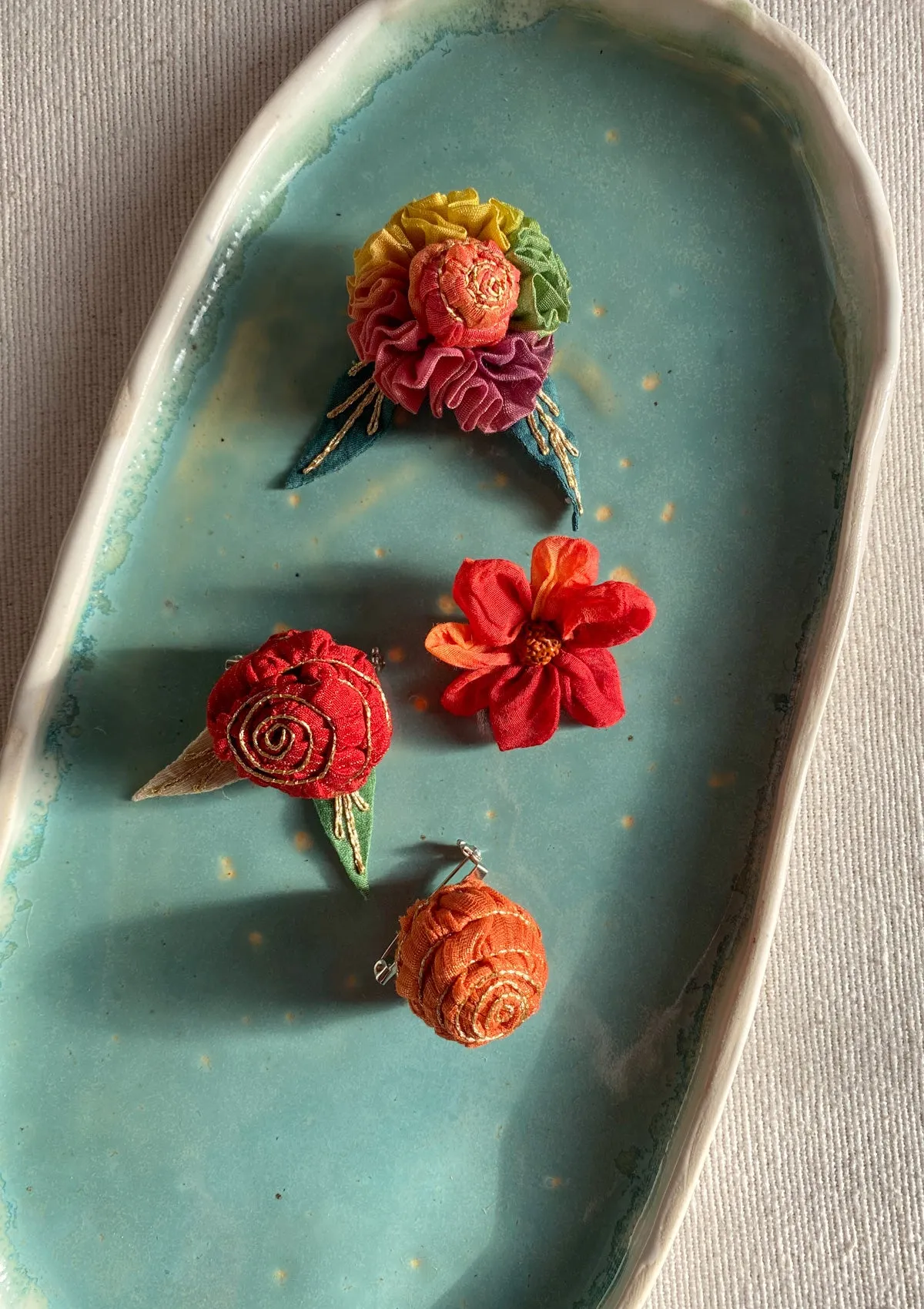 Zahrada Brooches - Set of 4