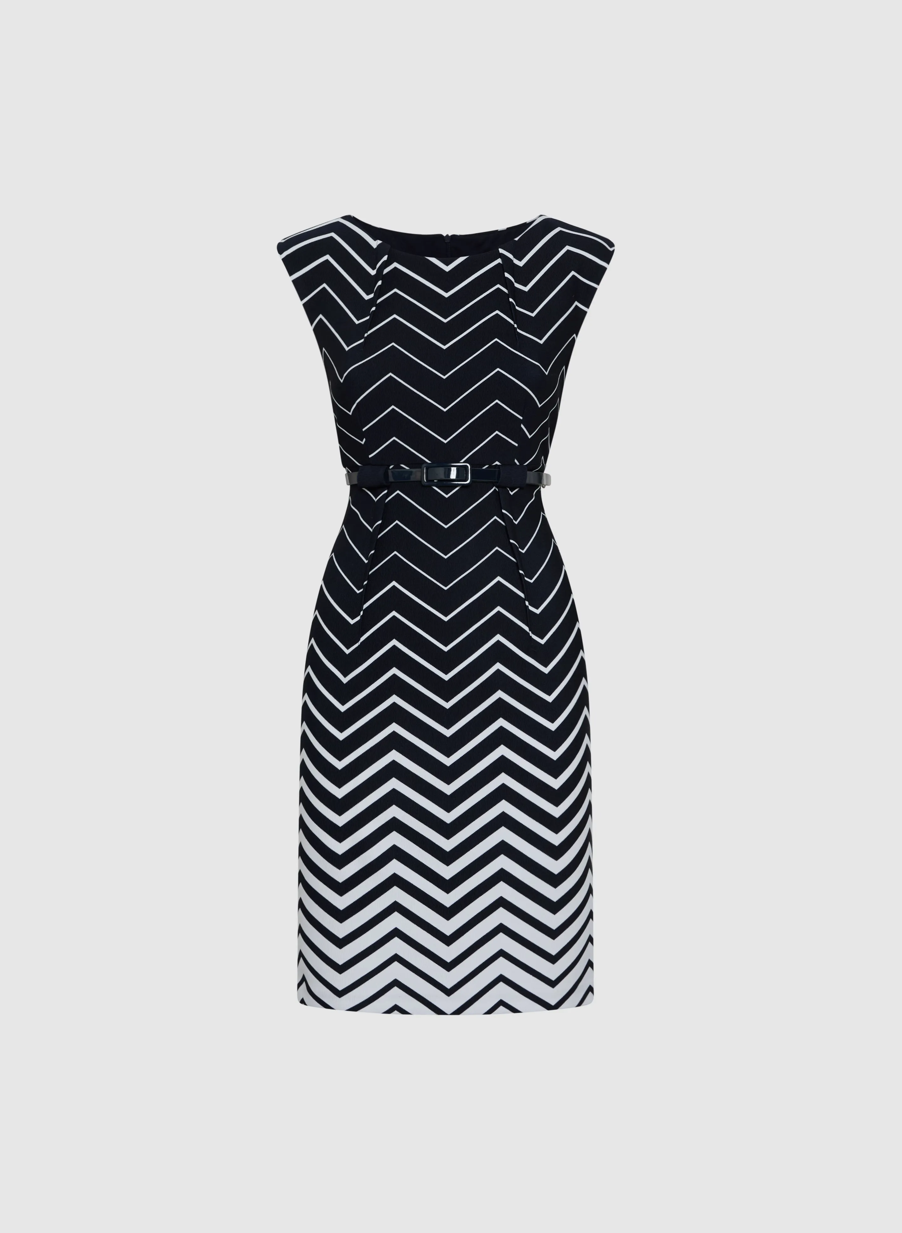 Zig-Zag Print Dress