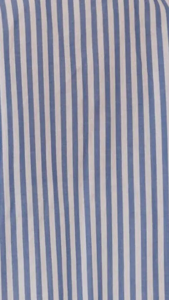 Zoah Long Sleeve Button Up Shirt - Blue/White Stripe